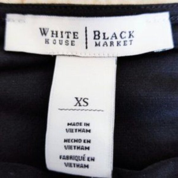 NEW!  White House Black Market Drape Neck Top - Picture 2 of 6